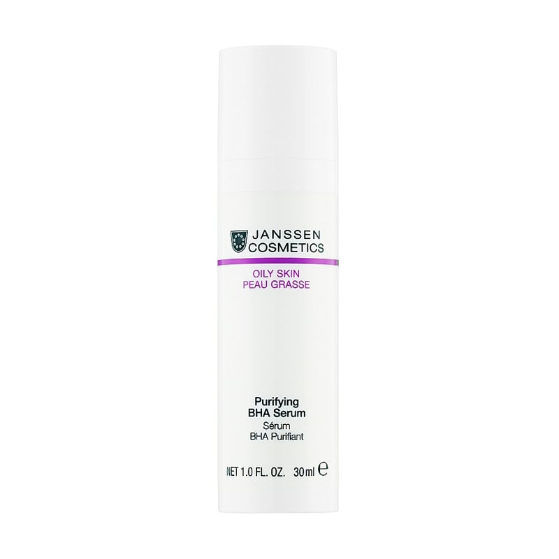 Очищувальна сироватка для обличчя Janssen Cosmetics Purifying BHA Serum для жирної шкіри, з BHA кислотами, 30 мл