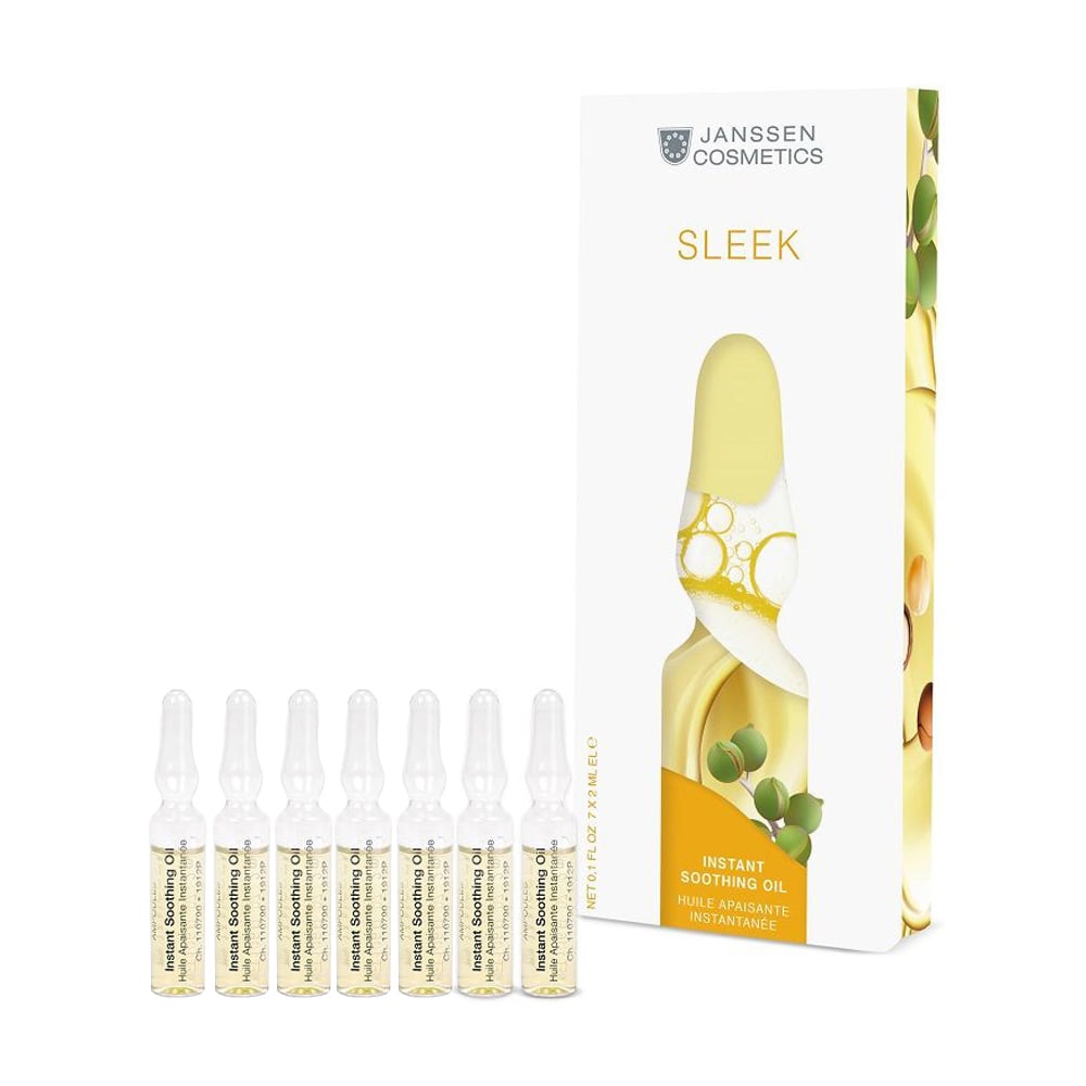 Заспокійлива олія для обличчя Janssen Cosmetics Ampoules Instant Soothing Oil для чутливої шкіри, 7*2 мл